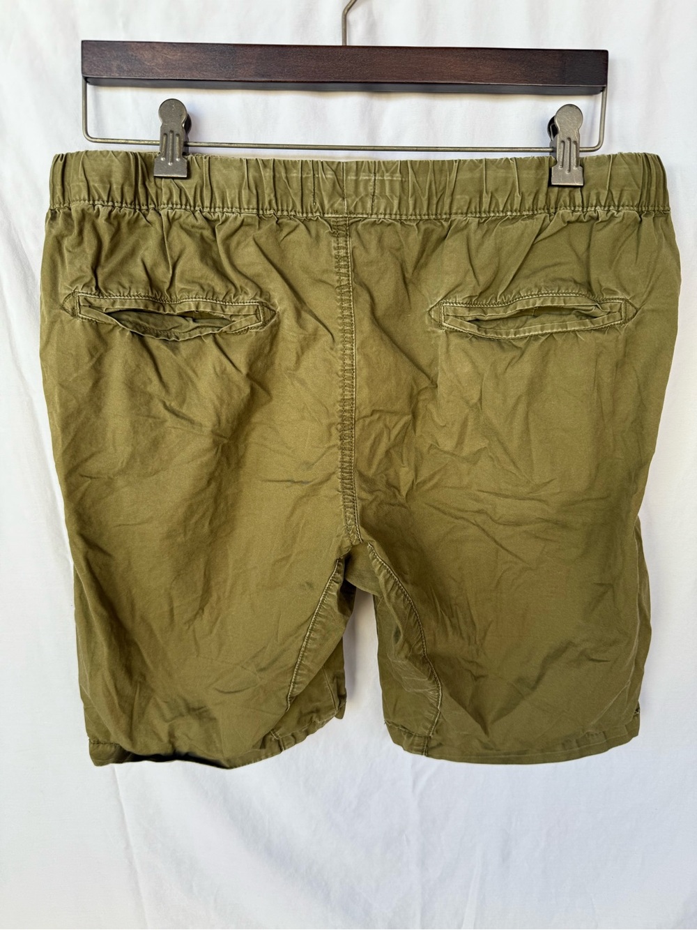Abound Olive Green Elastic Waist Pull-On Shorts - Picture 4 of 4